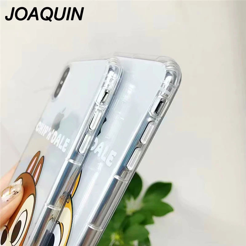 2018 Hot style Cute Cartoon Chipmunk Soft Cover Case For iPhone X 8 8plus 6 6S 6plus 7 Plus phone bag case |