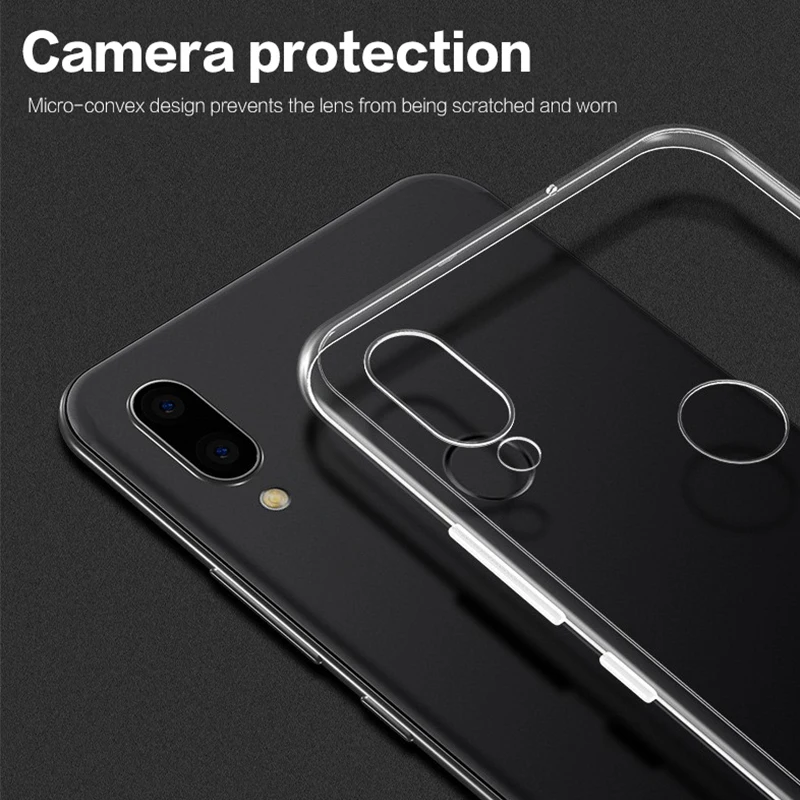 Phone Case For Meizu Note 9 Cover Transparent Soft Silicone TPU Shockproof Back Note9 |
