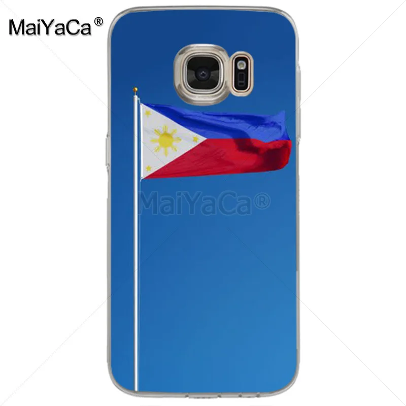 MaiYaCa флаг Филиппин Аравии Мягкий ТПУ чехол для телефона samsung galaxy s7 s6 edge plus s5 s9 s8
