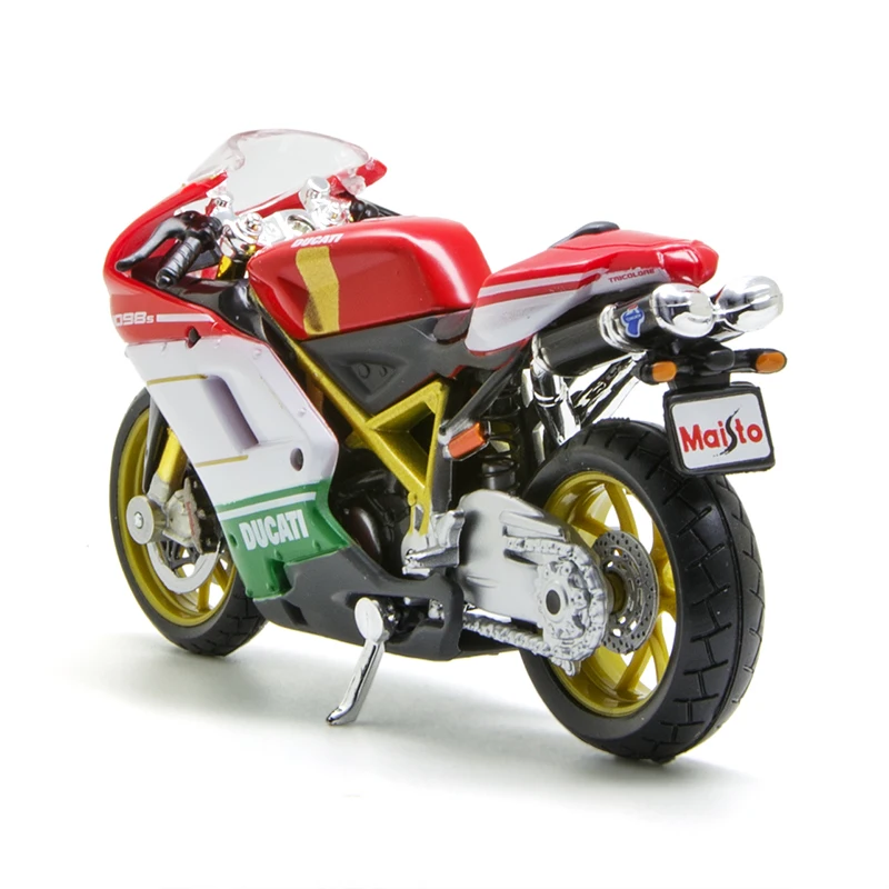 Модели мотоциклов Maisto 1:18 1098 Ducati 1098S литые миниатюрные Гоночные Игрушки для