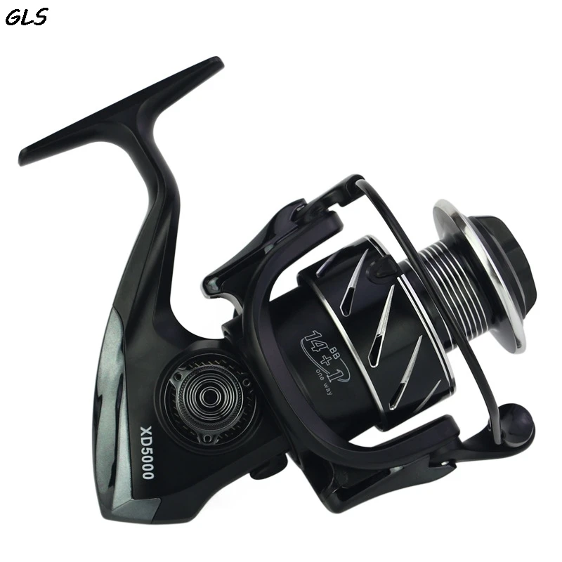 

1000-7000 Series Front Drag Spinning Fishing Reel 5.2:1 / 5.0:1 Hi-Speed Full Metal Spinning Wheel