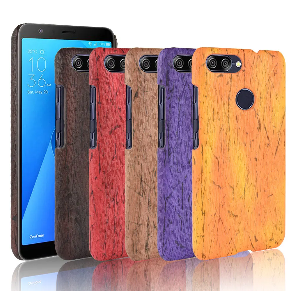 Luxury Wood Grain Pattern PU leather Cases For Asus Zenfone Max Plus M1 ZB570TL X018D 5.7&quotPhone Case Back Cover |