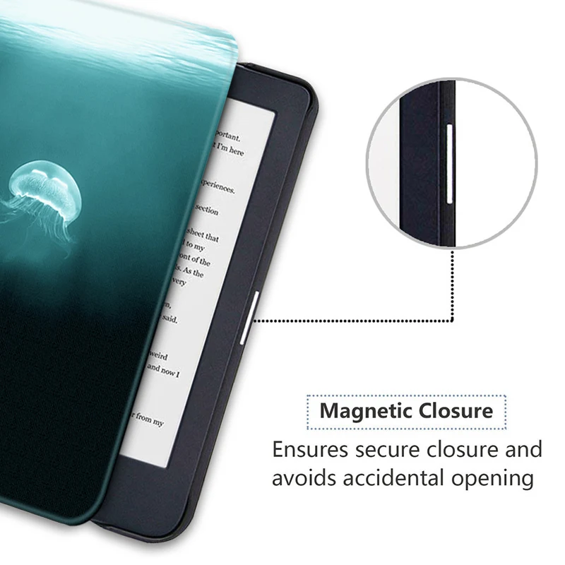 Чехол для электронной книги Kobo Clear HD легкий Магнитный умный защитный чехол с