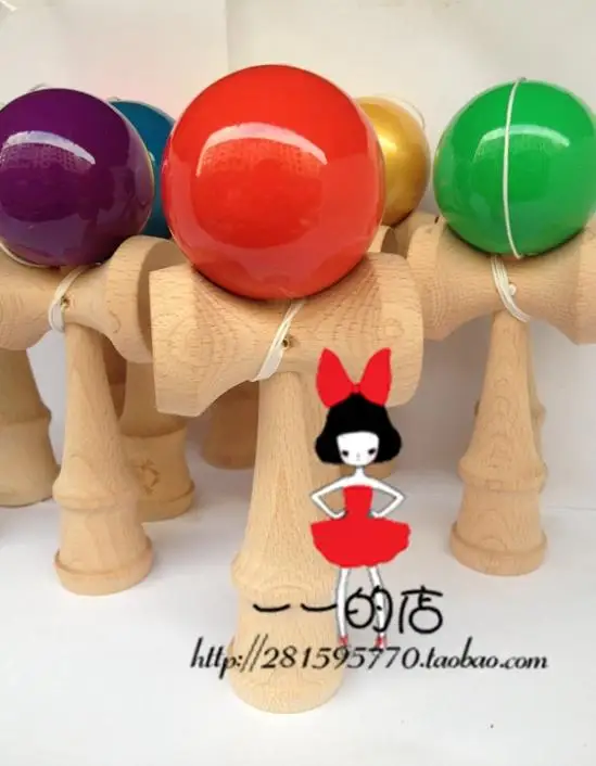 30 шт. размер: 18 5 см веселая японская традиционная игра шар Kendama красочная