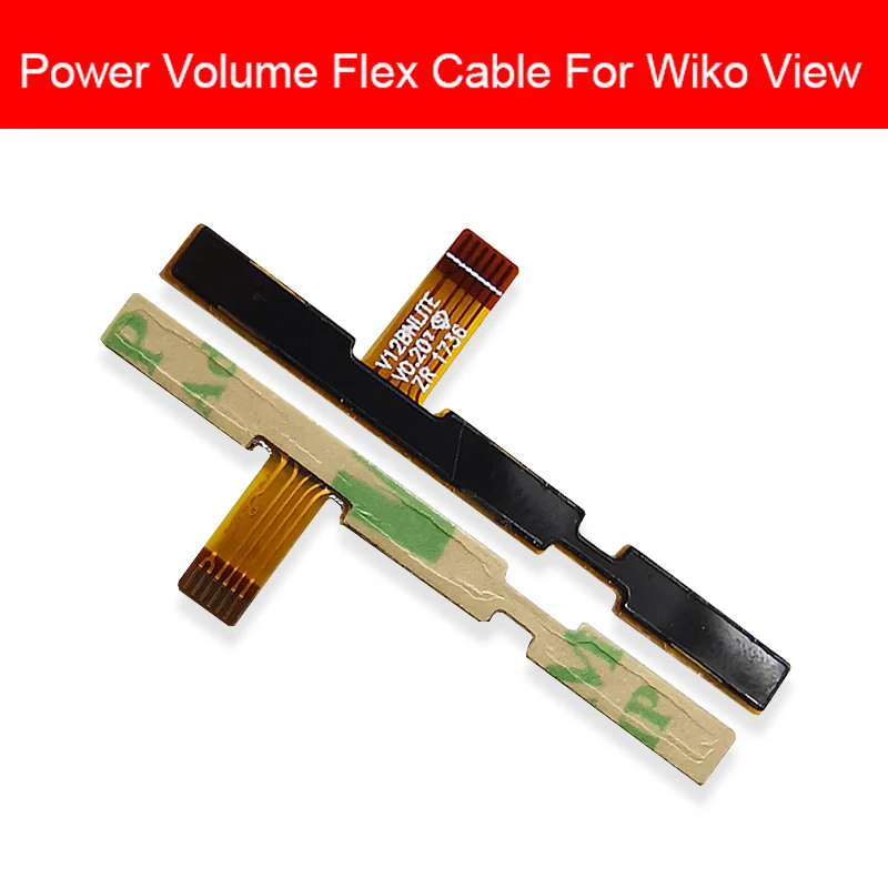 

Power & Volume Flex Cable For Wiko View Side key Button On and off Switch Button Flex Ribbon Cable Repair replacement Parts