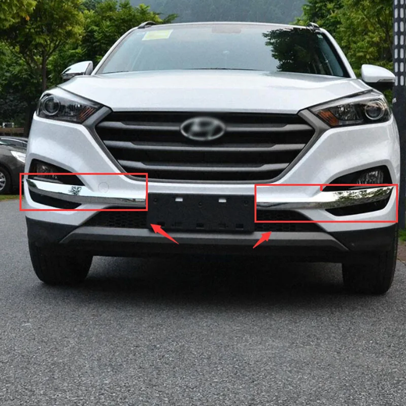 Автомобиль ABS хромированные передние нижней части бампера Туман светильник