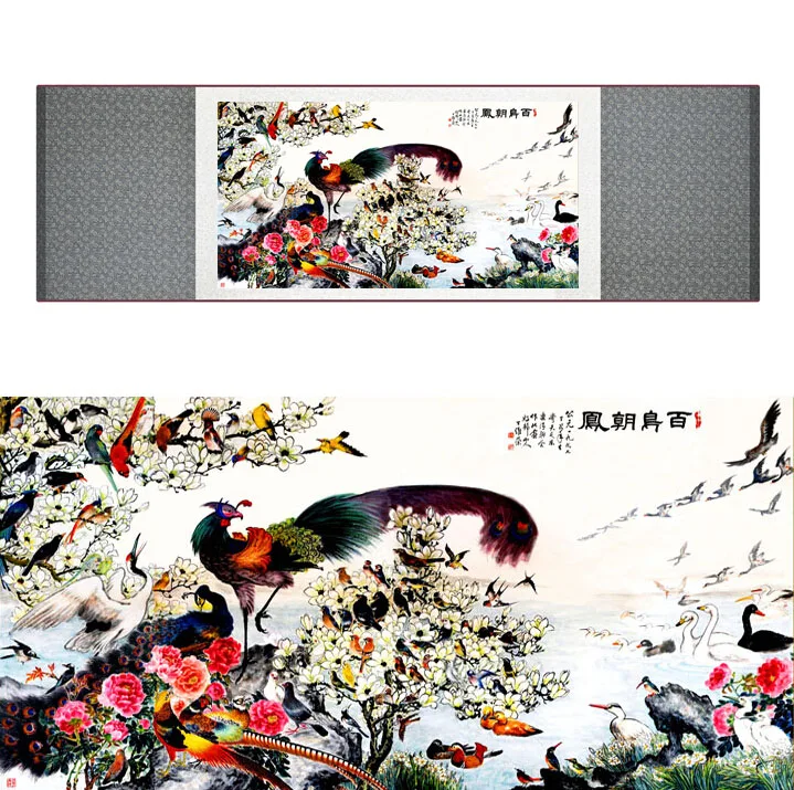 Картина с птицами и цветами, украшение для дома и офиса, картина с птицами на весну, картина с принтом