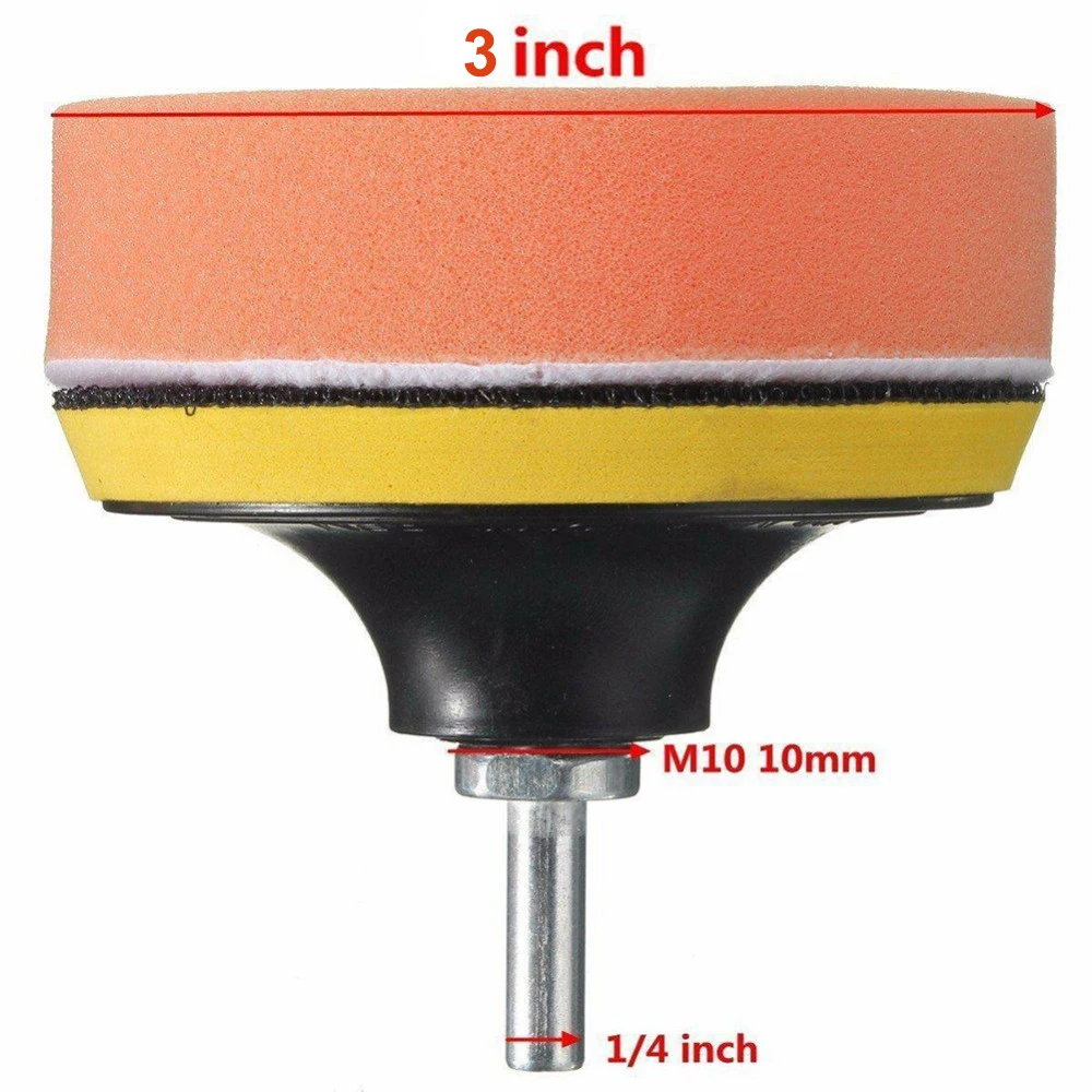 Набор насадок для полировки автомобиля 5 шт. комплект полировальной Машинки 3