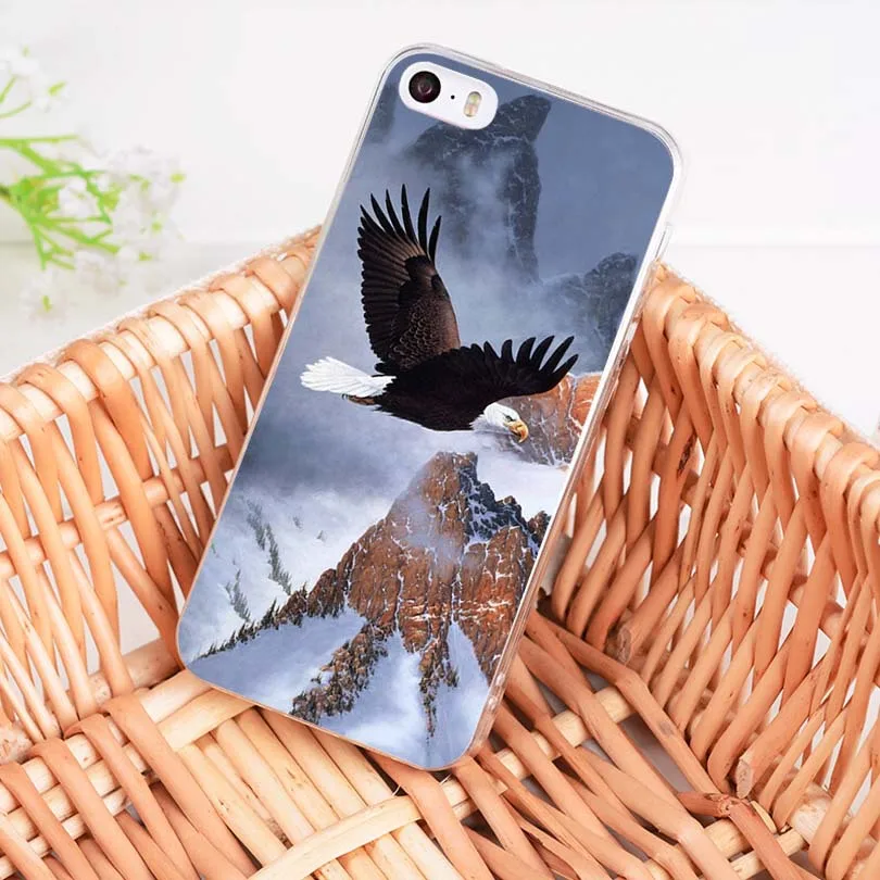 Мягкий чехол для телефона MaiYaCa black eagle fly the sky из ТПУ iPhone 8 7 6 6S Plus X XS MAX XR 5 5S SE 11pro max |