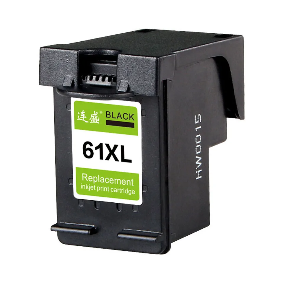 1 шт. 61XL черный заправленный чернильный картридж Relacement для HP 61 XL hp 1000 1010 1050 1510 2000 3000