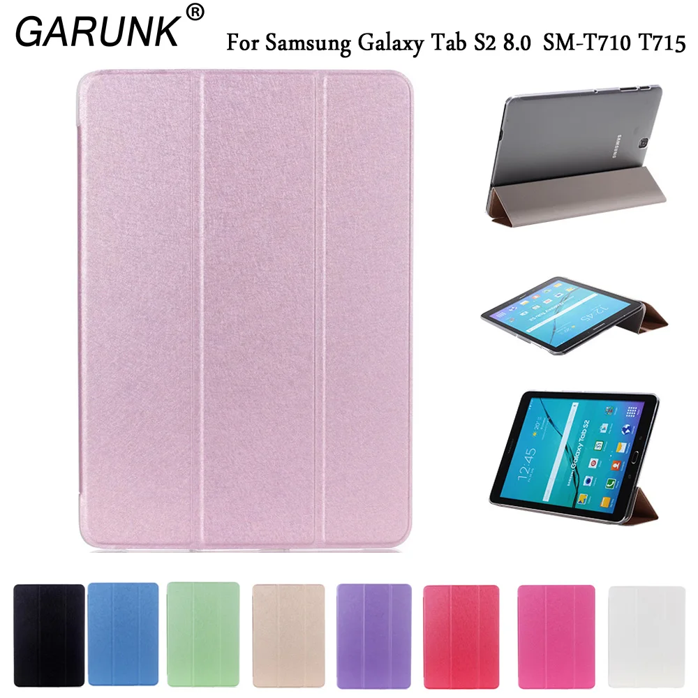 Чехол для планшета Samsung Galaxy Tab S2 8 0 дюймов SM T710 T715C T715 подставка откидная Кожа PU