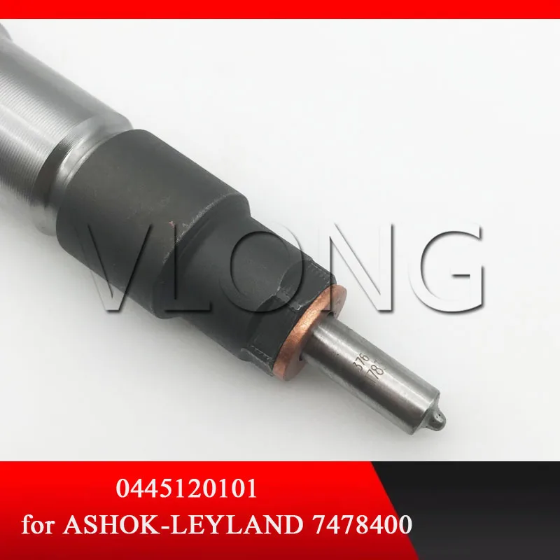 Common rail Фюле инжектор 0445120101 для ASHOK LEYLAND 7478400 QUANCHAI|Топливный инжектор| |