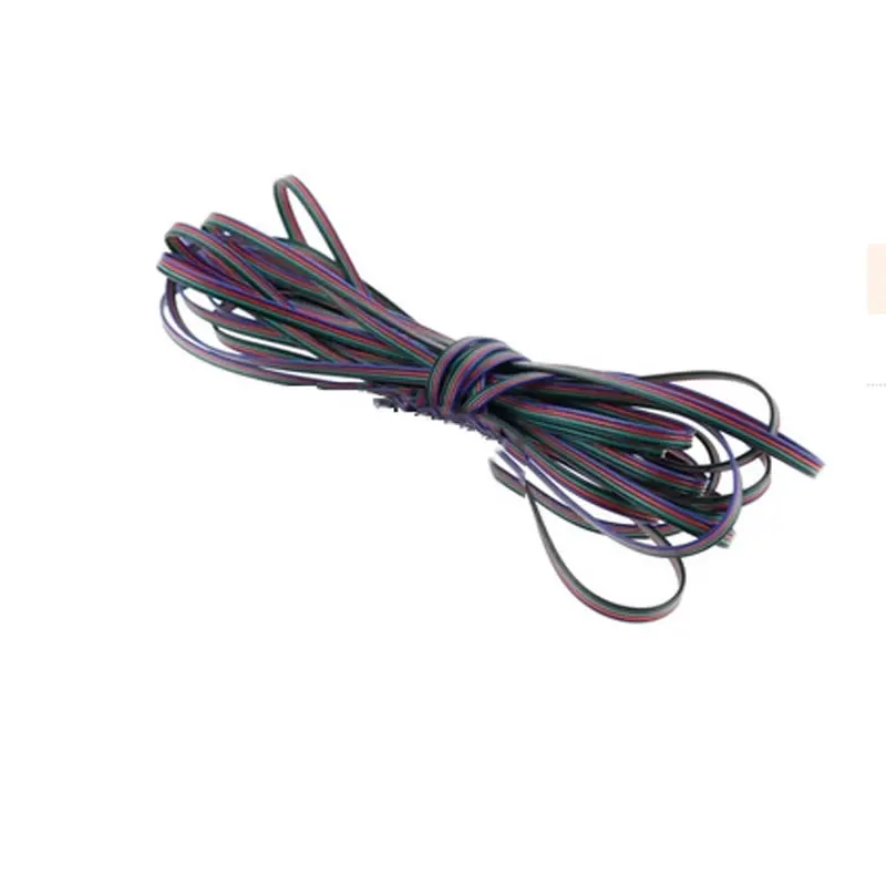 4-контактный Удлинительный провод для светодиодов ленточный кабель 4 жилы