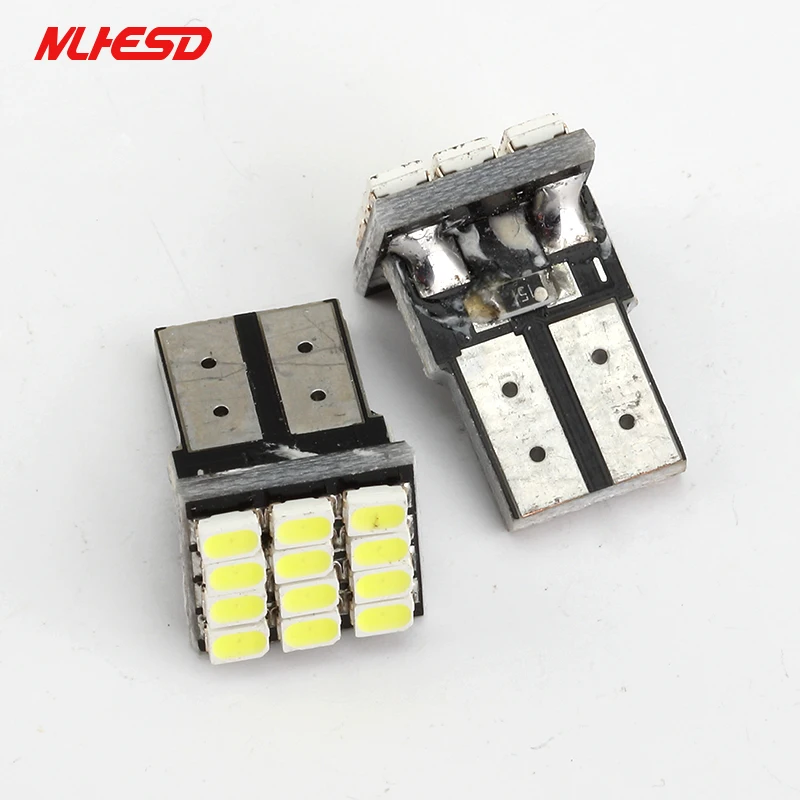 

10 шт. высокое яркое T10 1206 12Smd 12 SMD светодиодный 12 Светодиодный 3020 автомобильный клиновидный сигнала поворота светильник лампа белый DC12V шт бел...