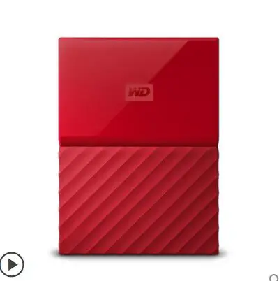 Красный WD My Passport внешний жесткий диск USB 3,0 4 ТБ 4 T Портативный шифрование жесткого диска устройств хранения SATA 3 для Windows, Mac - Цвет: Красный