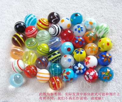 Бесплатная доставка 40 шт./лот 16 мм стеклянные шарики прыгать шахматы штук ваза - Фото №1
