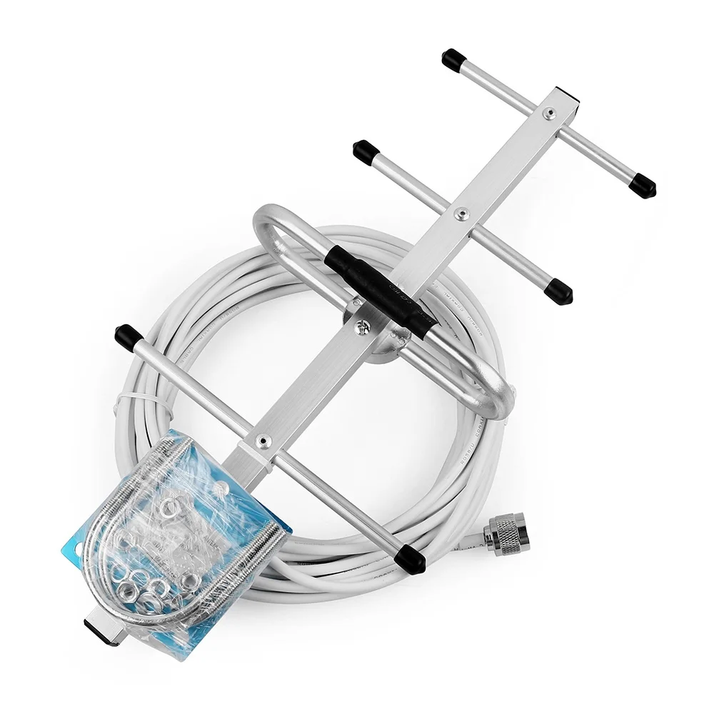 Directional Yagi Antenna Gain 850/900MHz 8dBi Outdoor for Cellular Signal Booster Communication Amplifier With N Male Connector