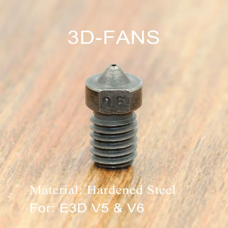 1 шт. форсунка E3D V6 и V5 из закаленной стали штампованной J образный экструдер для 0