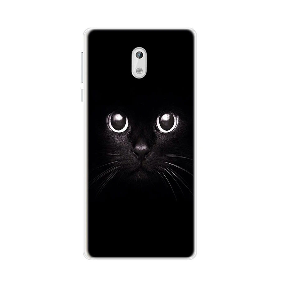 Тёмно-синий Для Funda Nokia 3 Мягкая силиконовая задняя накладка из ТПУ чехол для Nokia 3 чехол для телефона Full Portection Shell для Nokia 3 TA-1032 TA-1020 чехол 5,0 - Цвет: Тёмно-синий