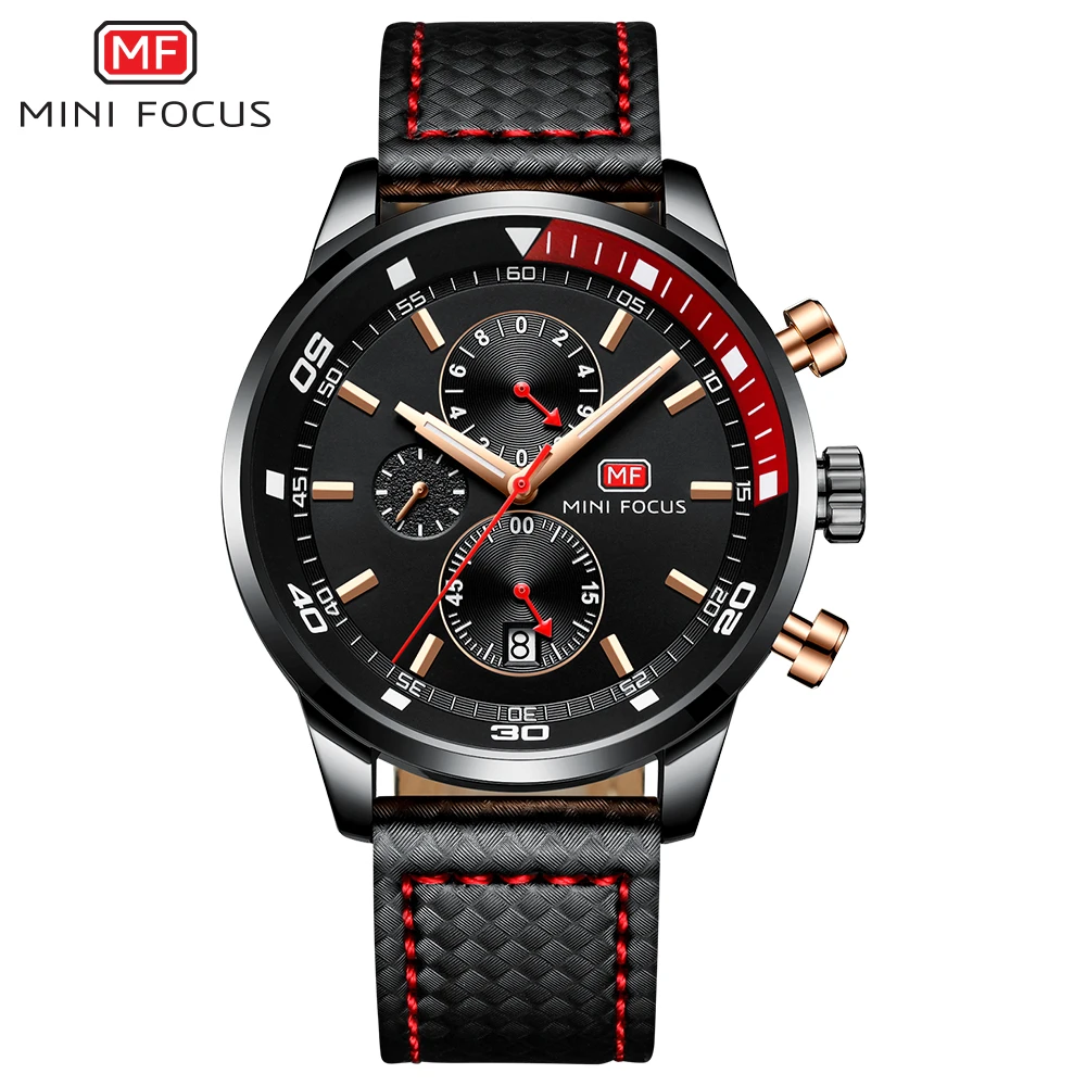 

MINIFOCUS Men Watch Top Luxury Brand Sport Watches Mens Quartz Wristwatch Male Clock Relogio Masculino MF0017G.04