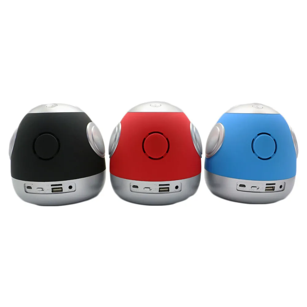 Mini Portable Bluetooth Speaker TF Card/U-Disk/MP3/Micphone FM Radio Wireless For Phone Mp4 Speakers Soundbar With Light | Электроника