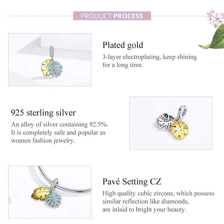 WOSTU Лидер продаж очаровательный серебряный 925 подходящий браслет и браслет настоящий 925 пробы Серебряный браслет очаровательные ювелирные изделия