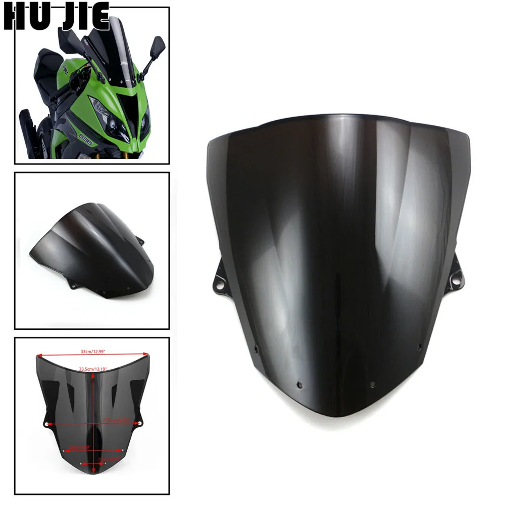 Ветровое стекло для Kawasaki ZX6R ZX 6R 636 2009 2010 2011 2012 2013 2014 10R 08 09 10|Козырьки от ветра и ветр.