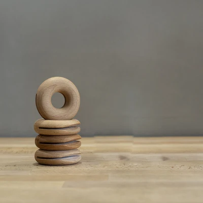 4 pcs beech wood Деревянные для сумок, зажимы для сумок, Упаковочная Сумка, Скандинавская форма пончика, гаджеты Inteligentes, закуска, зажим для еды, кухонные принадлежности для хранения - Цвет: 4 pcs beech wood