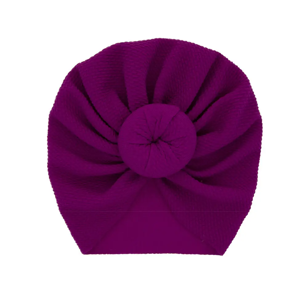 Top knot turban Baby hat Round Headband Turban Bow Beanie Infant Head cover Topknot headwrap H104S | Детская одежда и обувь