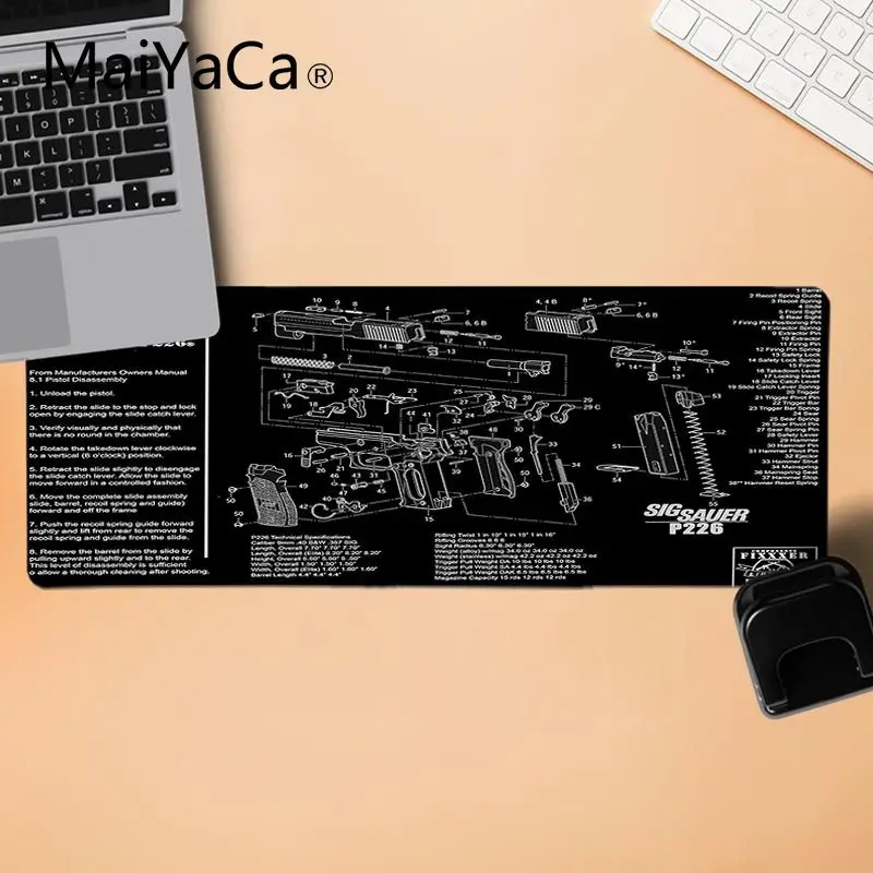 MaiYaCa Лидер продаж Cs go gun M14 AR15 AK47 коврик для мыши геймерские коврики Прочный