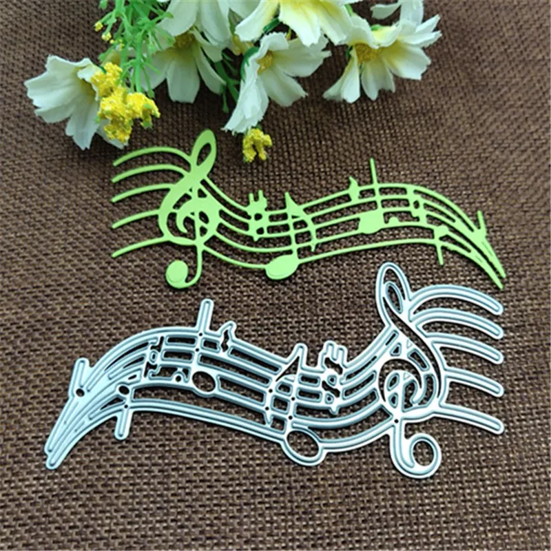 Note металлические режущие штампы Трафаретный Скрапбукинг фотоальбом карта