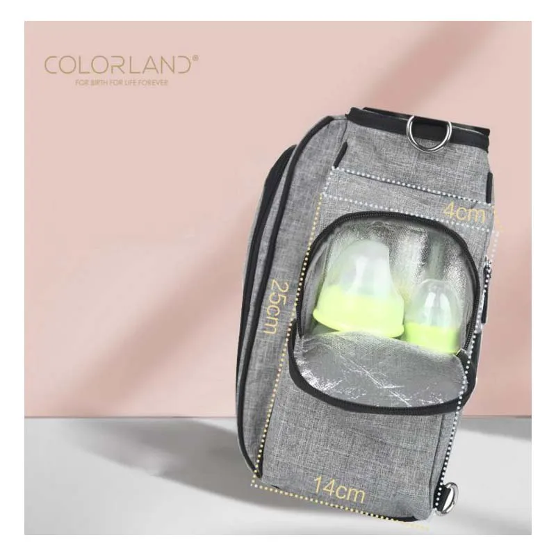 Colorland брендовая сумка для детских подгузников отделение сухого и мокрого