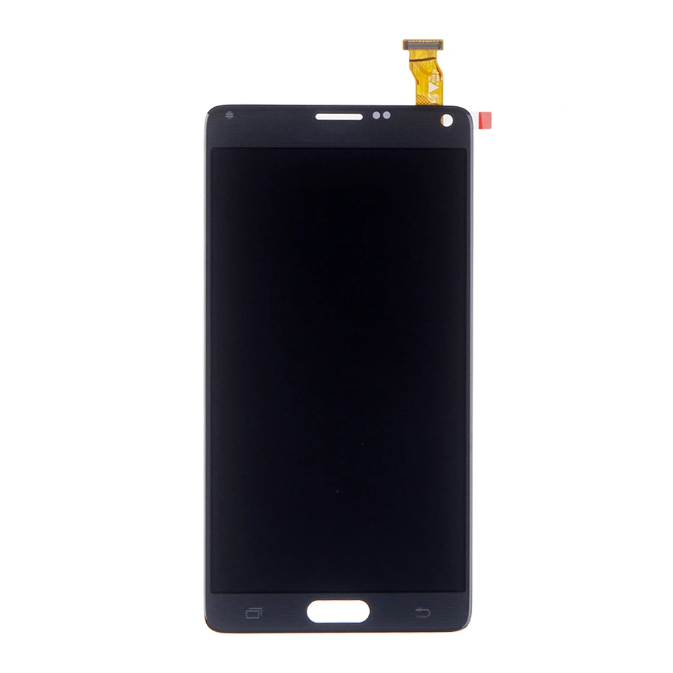 grey Original SUPER AMOLED LCD For Samsung Galaxy Note 4 Note4 N910A N910F LCD Screen Display Touch Digitizer Assembly Replacement - Цвет: grey