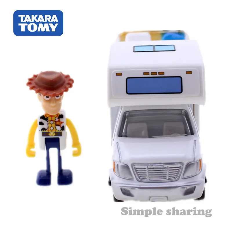 Takara Tomy Tomica автомобиля Дисней История игрушек 4 TS-01 Вуди и RV литья под давлением