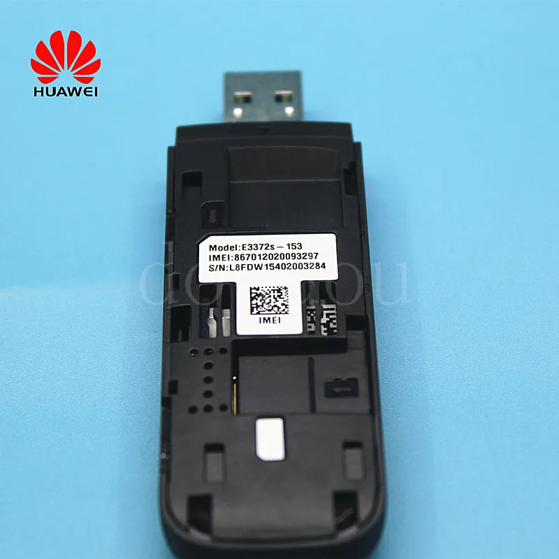 Разблокированный новый Huawei E3372 E3372s 153 4G LTE 150 Мбит/с антенной USB модем ключ карта