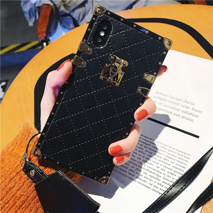 Роскошные золотые Коробка Чехол для iPhone 8 плюс Лидер продаж высокое качество металлик Винтаж ювелирное