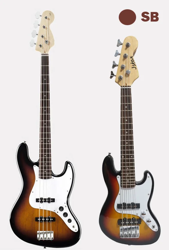 Электрическая бас гитара для детей и взрослых 34 дюйма (86 см) JB электрическая