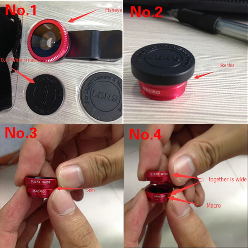 2017 7in1 Camera Lenses Kit With Clips Mini Tripod Wide Angle Macro Fish eye Lens For iphone 4 4s 5 5s 5c SE 6 6s 7 8 Cell Phone|lens for iphone|fish