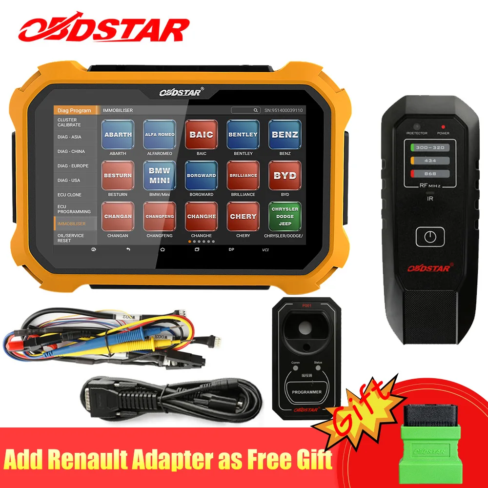 OBDSTAR X300 DP плюс автоматический ключ программист одометр коррекция EEPROM для Toyota ECU