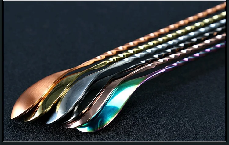 Нержавеющая сталь 2 в 1 ложка для смешивания высокое качество 30 см длинная ручка