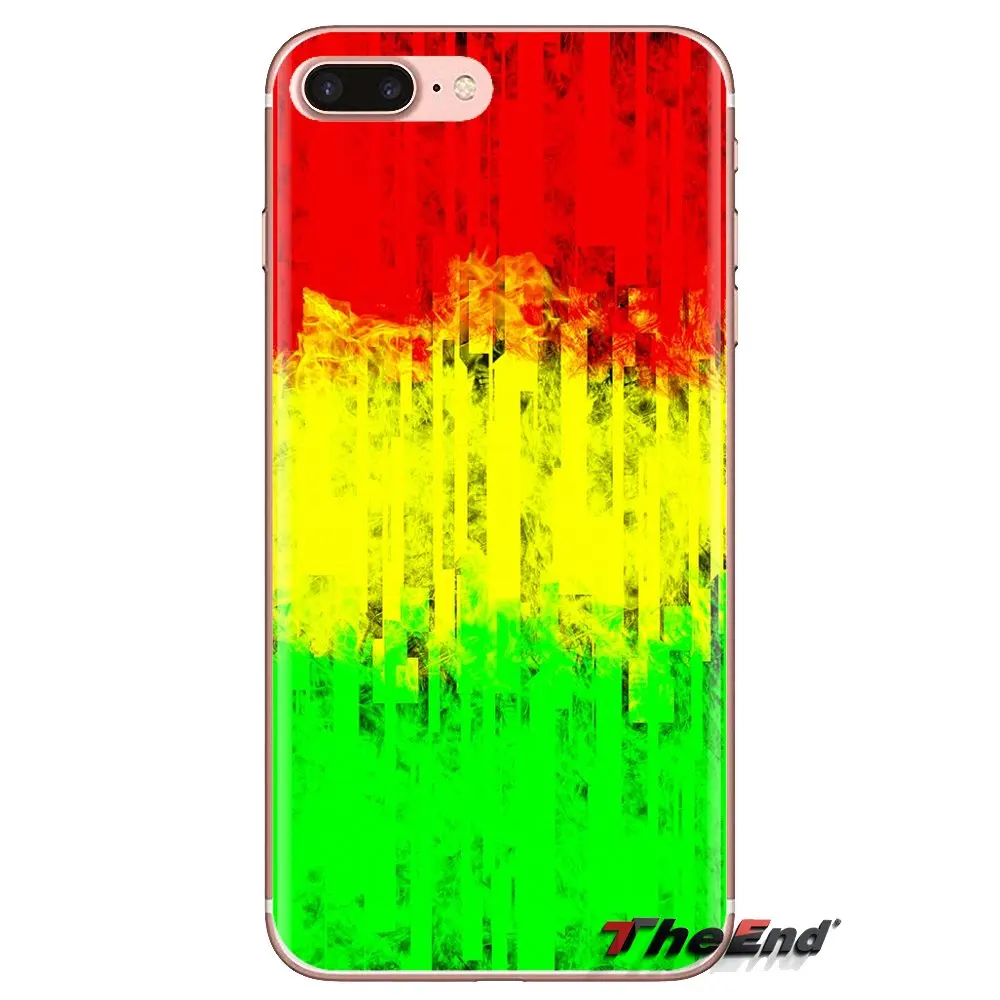 For Samsung Galaxy A3 A5 A7 A9 A8 Star A6 Plus 2018 2015 2016 2017 Reggae Red Gold Green Jamaican Soft Transparent Cases Covers |
