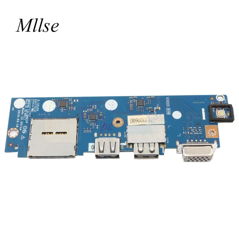 Бесплатная доставка для DELL Vostro 5568 power botton USB VGA кардридер LS D821P PN:04T5M8|Компьютерные