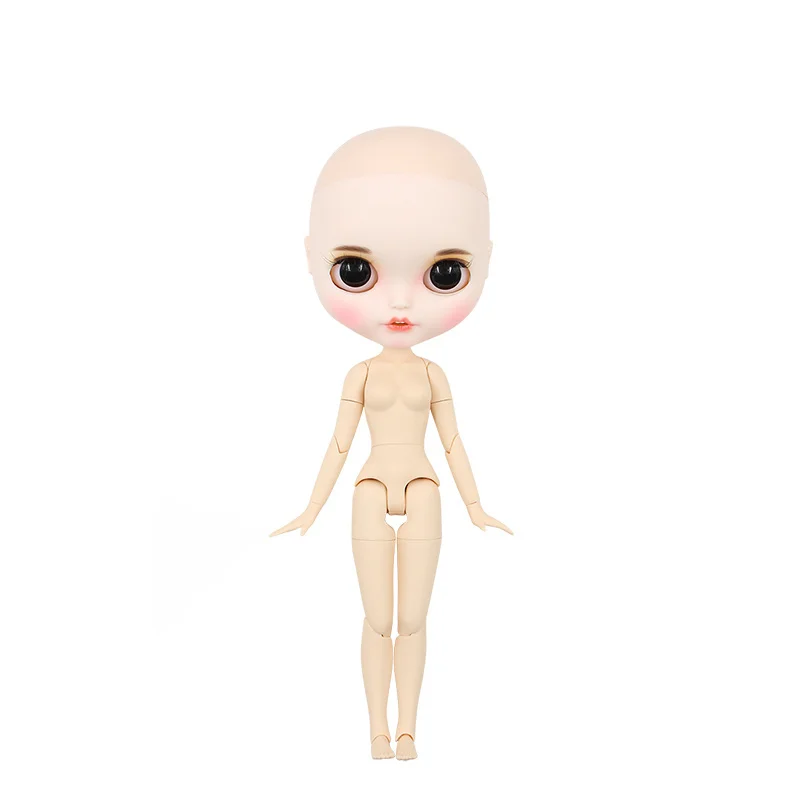 Розовый Ледяная фабрика Blyth кукла DIY BJD рисованная шарнир тела белая кожа игрушки 30 см 1/6 модные куклы подарок для девочки - Цвет: Розовый