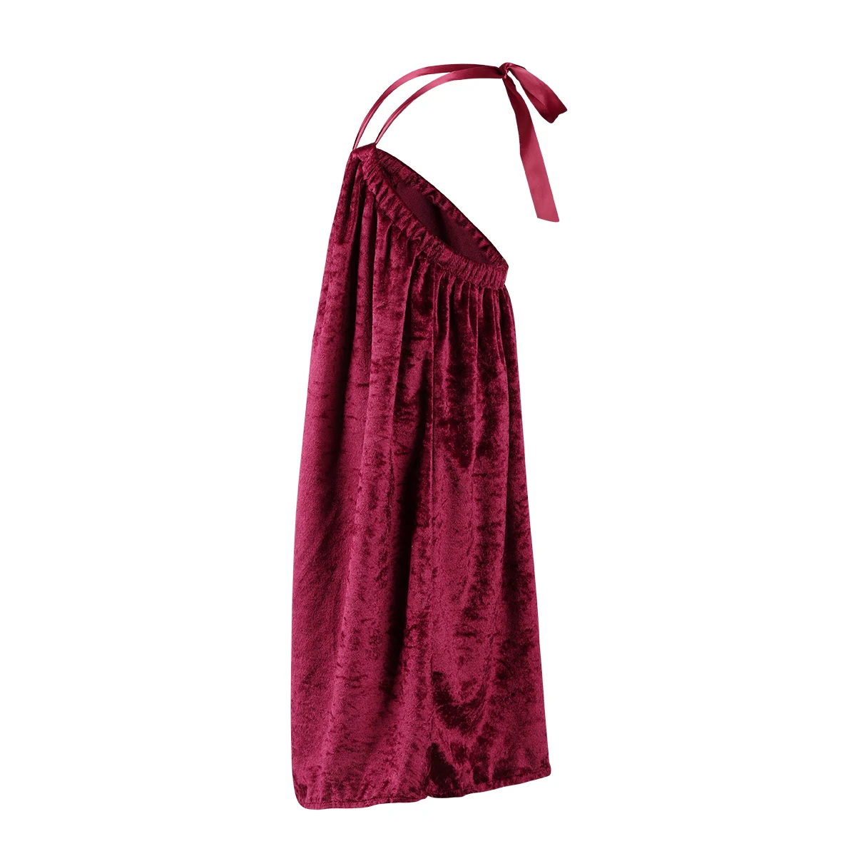 Платье без рукавов с лямкой на шее для девочек вельветовое длинное платье лето 2018