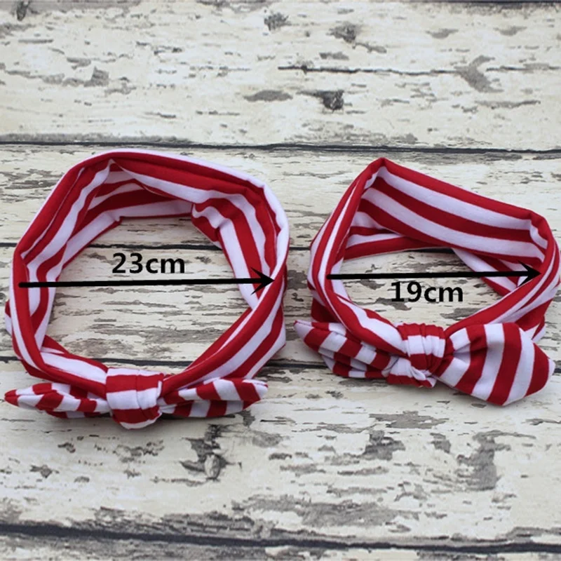 

Best Goods Children Elastic Headband Decoration Ears Rabbit Stripe European Cute Bowknot Stripe Chiffon Elastic Headwear