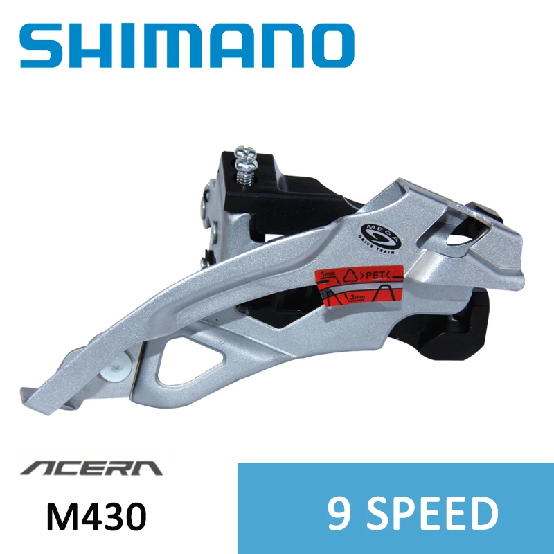 SHIMANO ALIVIO FD M430 передний переключатель 3*9s 27S MTB велосипедный зажим двойной тяга