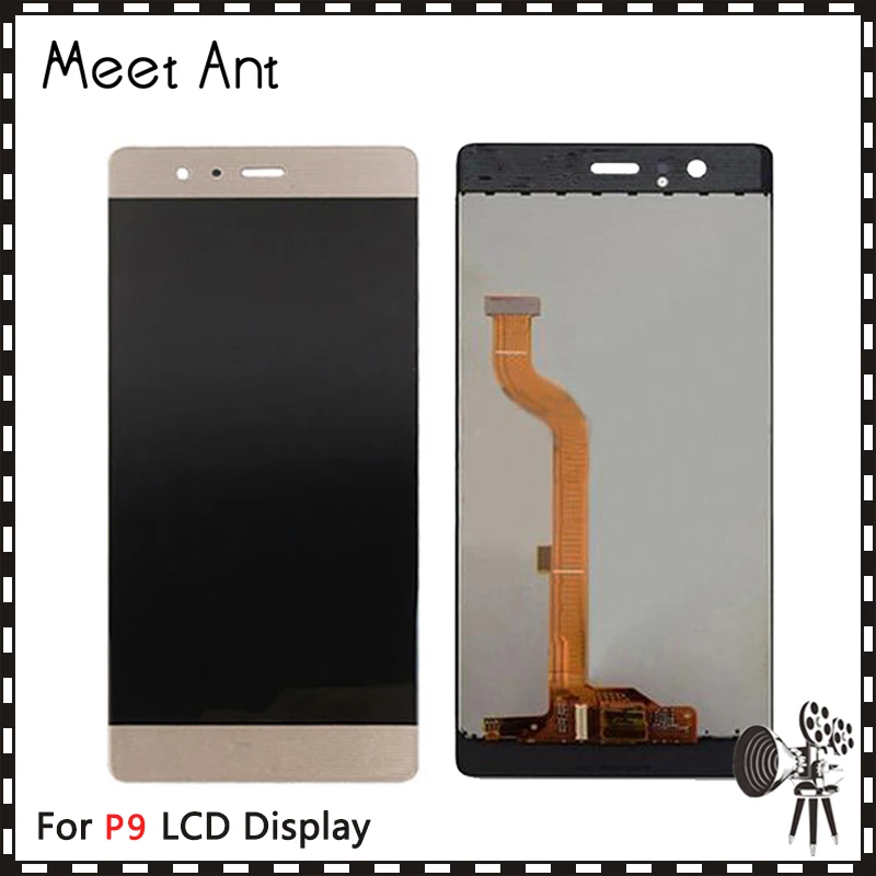 DHL 10 шт./лот высокое качество 5 2 ''для Huawei P9 EVA L09 L19 ЖК дисплей экран с кодирующий