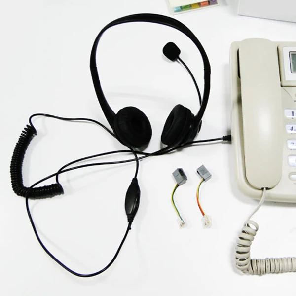 Проводная гарнитура музыкальная телефонная Ht102R Rj 11 разъем|Наушники и гарнитуры| |