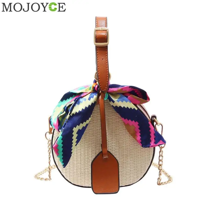 Коричневый Соломенная пляжная сумка Bolsa Feminina, сумка через плечо, сумки через плечо для женщин, сумки для женщин Bolsa De Palha Donna - Цвет: Коричневый