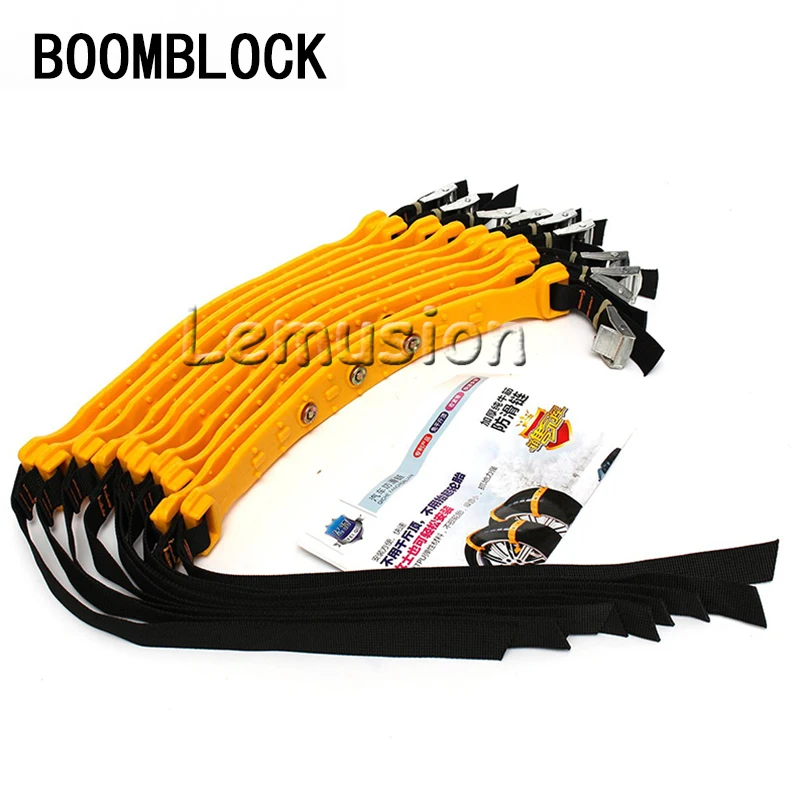 Противоскользящие цепи BOOMBLOCK 10 шт./компл. для Skoda Octavia A5 A7 2 Lexus Bmw F30 X5 E53 F10 E34 Lada Granta|bmw